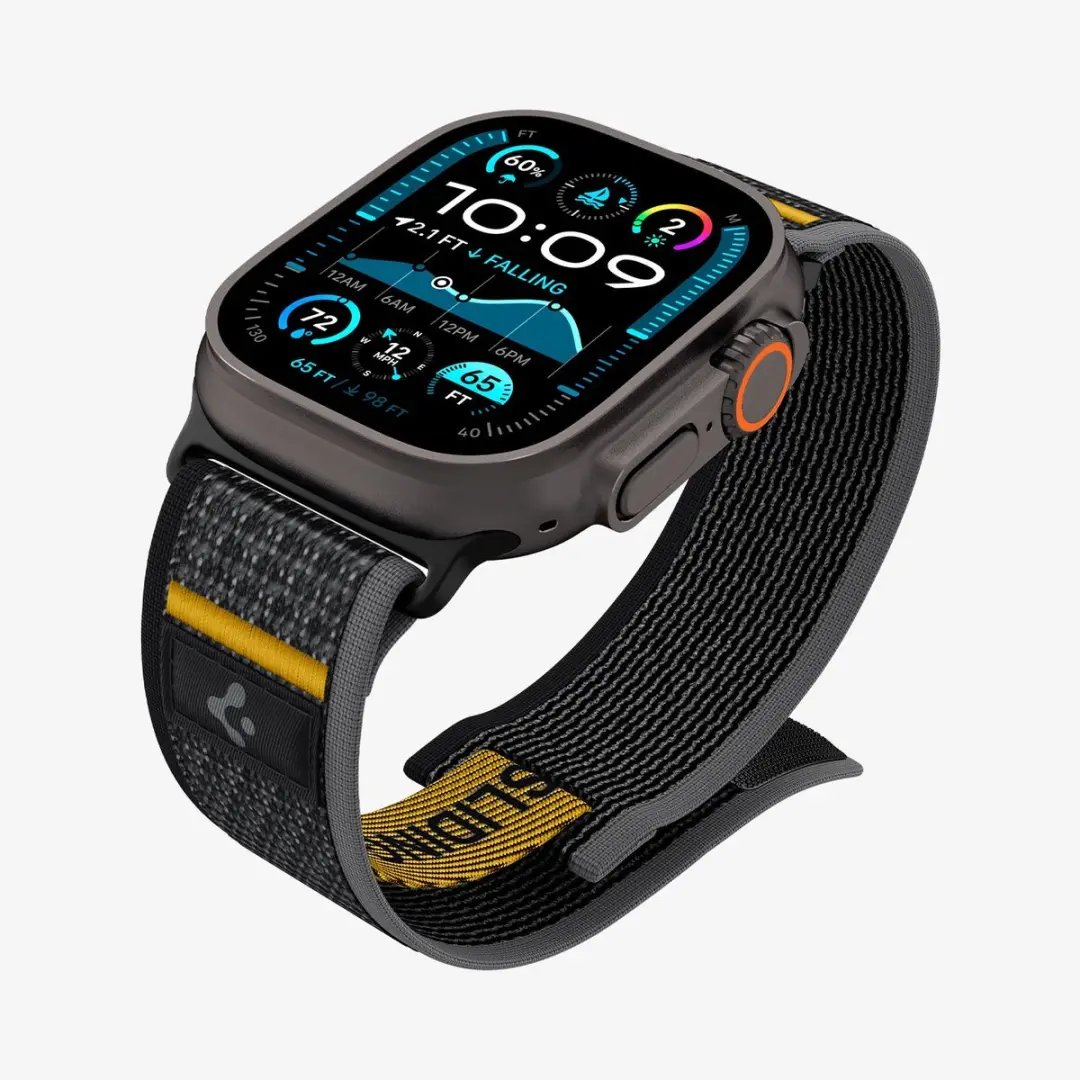 Spigen Athlex Air Banden Apple Watch 44-49mm - Transparant