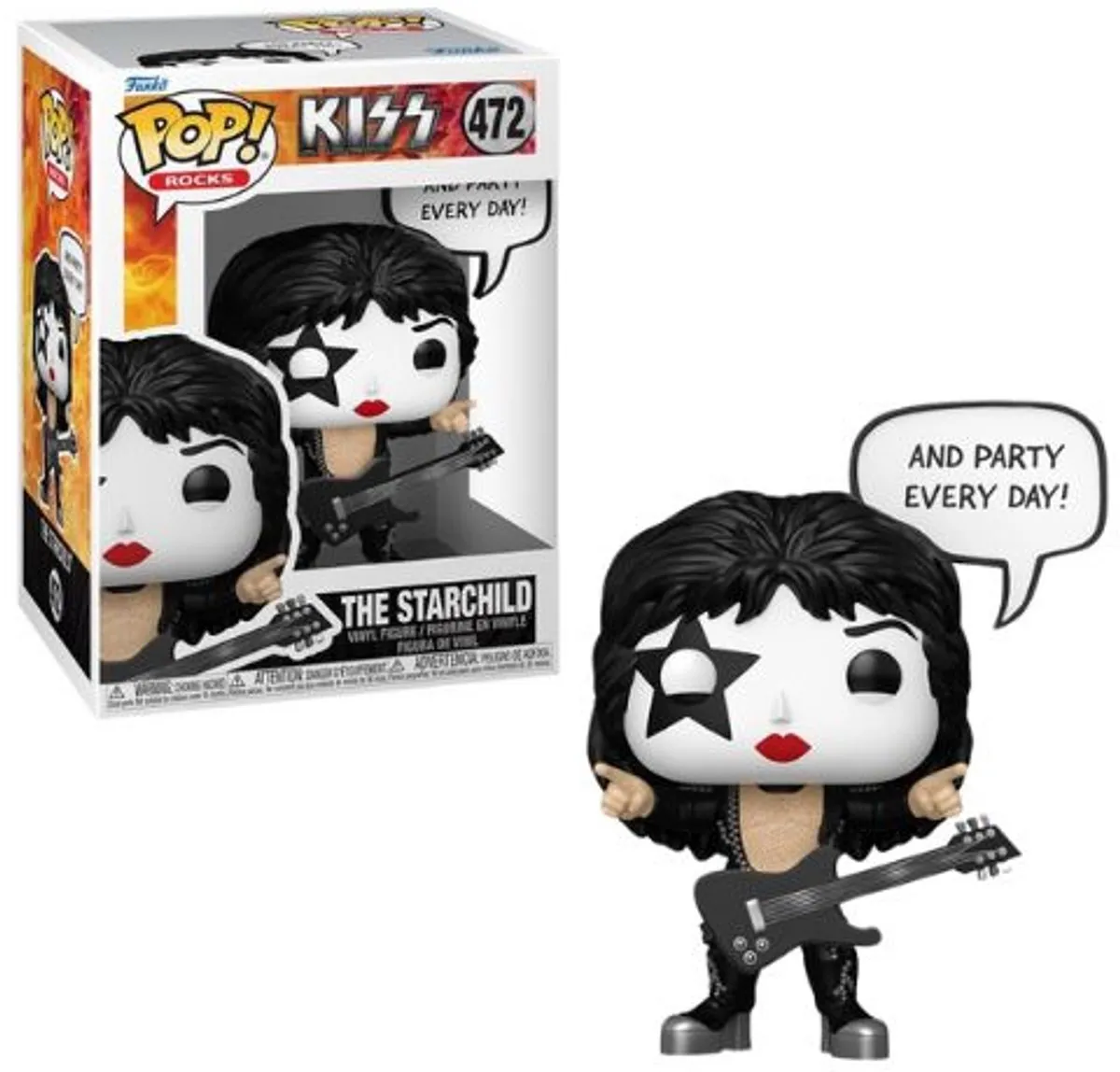 Funko Pop! Kiss The Starchild Vinyl Figur 472