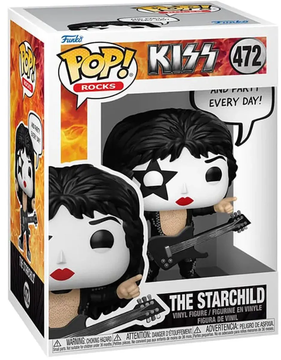 Funko Pop! Kiss The Starchild Vinyl Figur 472