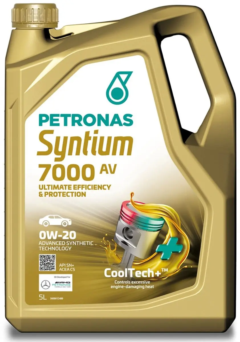 Petronas Syntium 7000 AV 0w20 olie 5 liter
