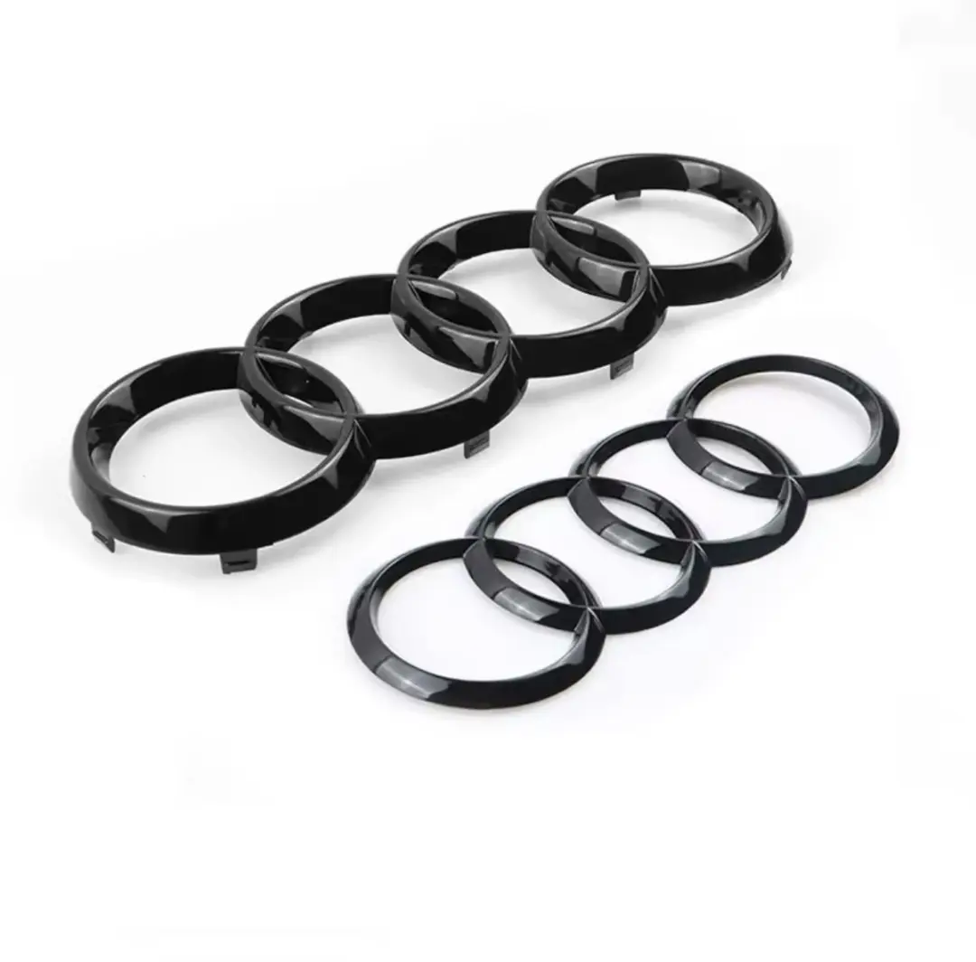 Audi Grill Embleem 273 mm Zwart