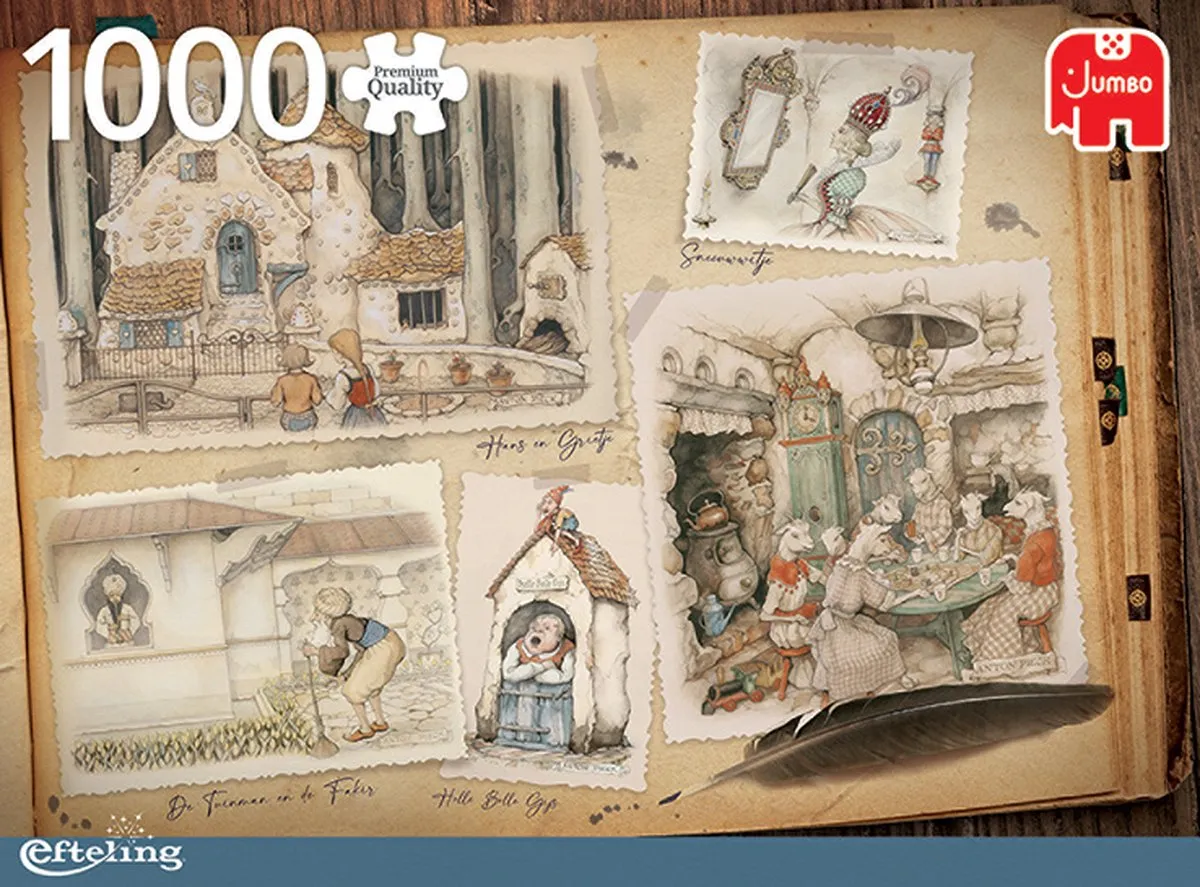 Jumbo Premium Collection Puzzel Anton Pieck Efteling - Legpuzzel - 1000 stukjes
