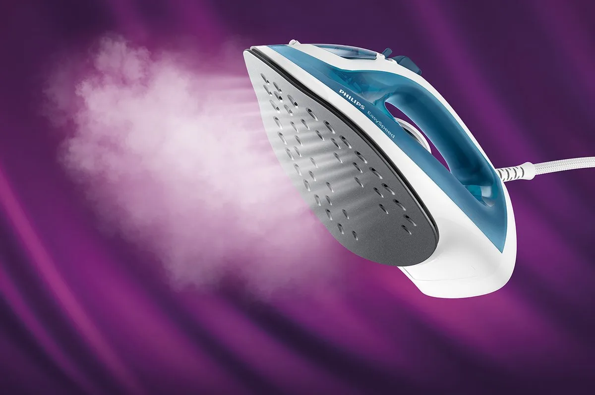 Philips EasySpeed GC1744/20 Stoomstrijkijzer - 2000W - Blauw/Wit