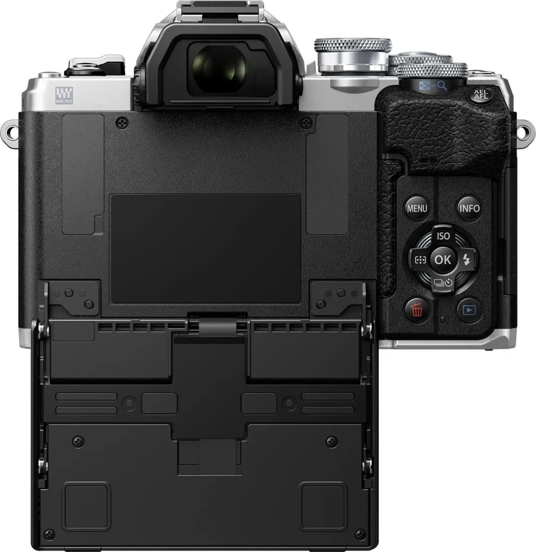 Olympus OM-D E-M10 Mark IV Body - Zilver V207130SE000 - afbeelding 4 van 6
