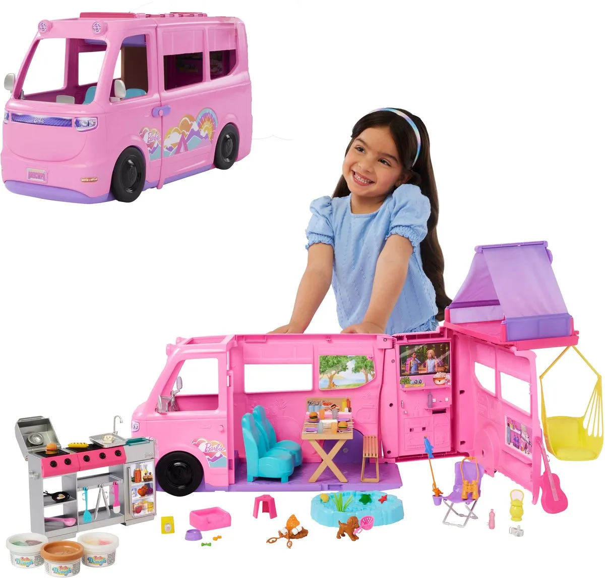 Barbie Droomcamper HRJ78 Speelset