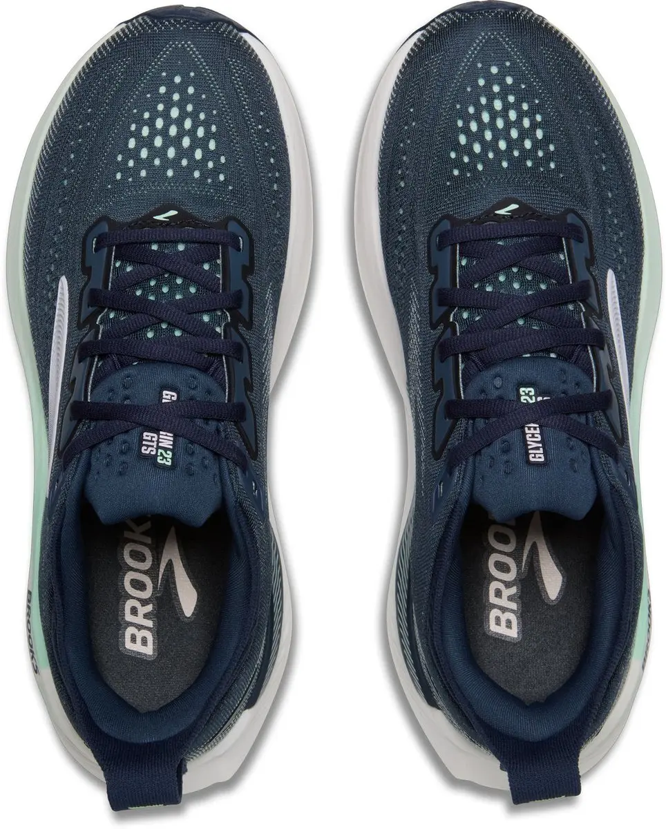 Brooks Glycerin GTS 23 Dames Hardloopschoenen - 40.5 - Navy
