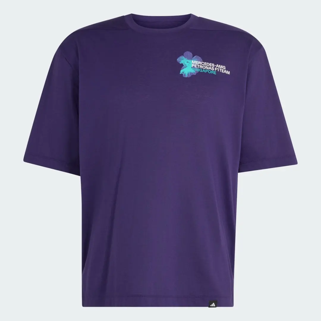 Adidas Performance Mercedes-AMG Petronas F1 Vanda Bloom T-shirt L - Paars - afbeelding 4 van 6