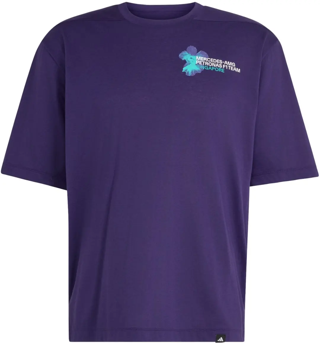 Adidas Performance Mercedes-AMG Petronas F1 Vanda Bloom T-shirt L - Paars - afbeelding 3 van 6