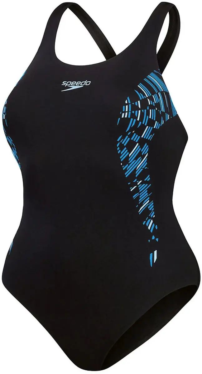 Speedo Placement Medalist Sportbadpak - Maat 44 - Marineblauw