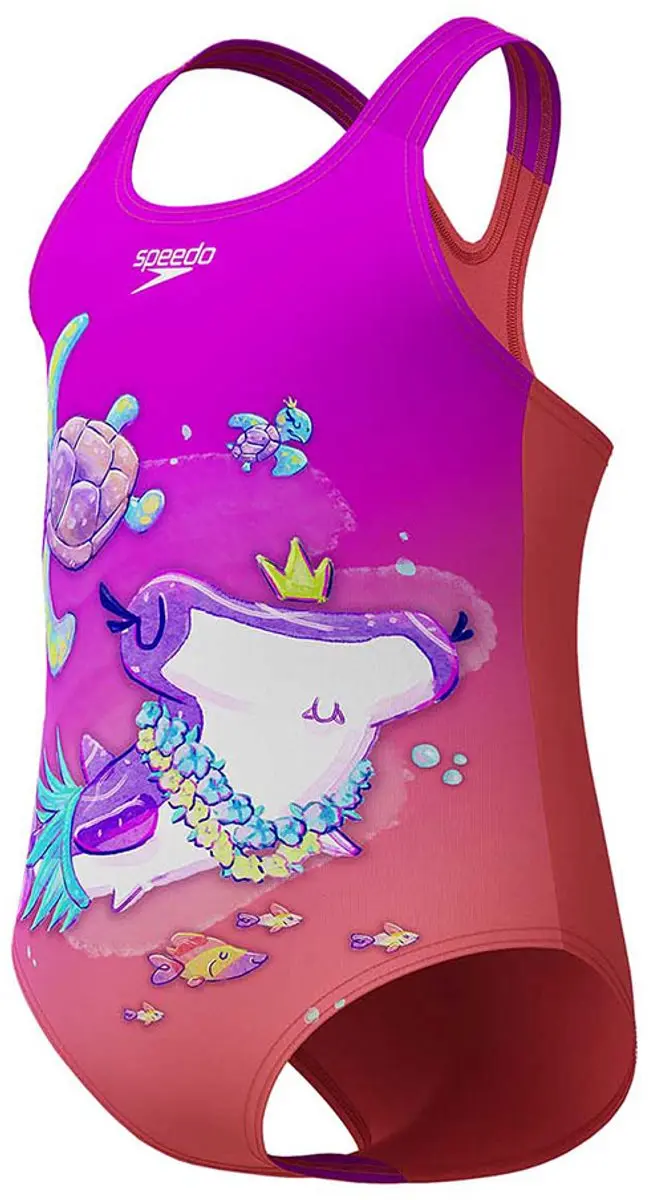 Speedo Digital Printed Zwemkleding - Meisjes 2-4 mnd - Paars