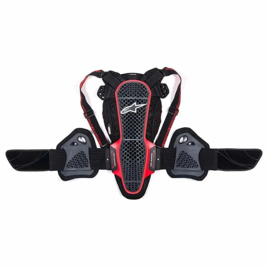 Alpinestars Nucleon KR-3 Rugprotector - Zwart/Rood