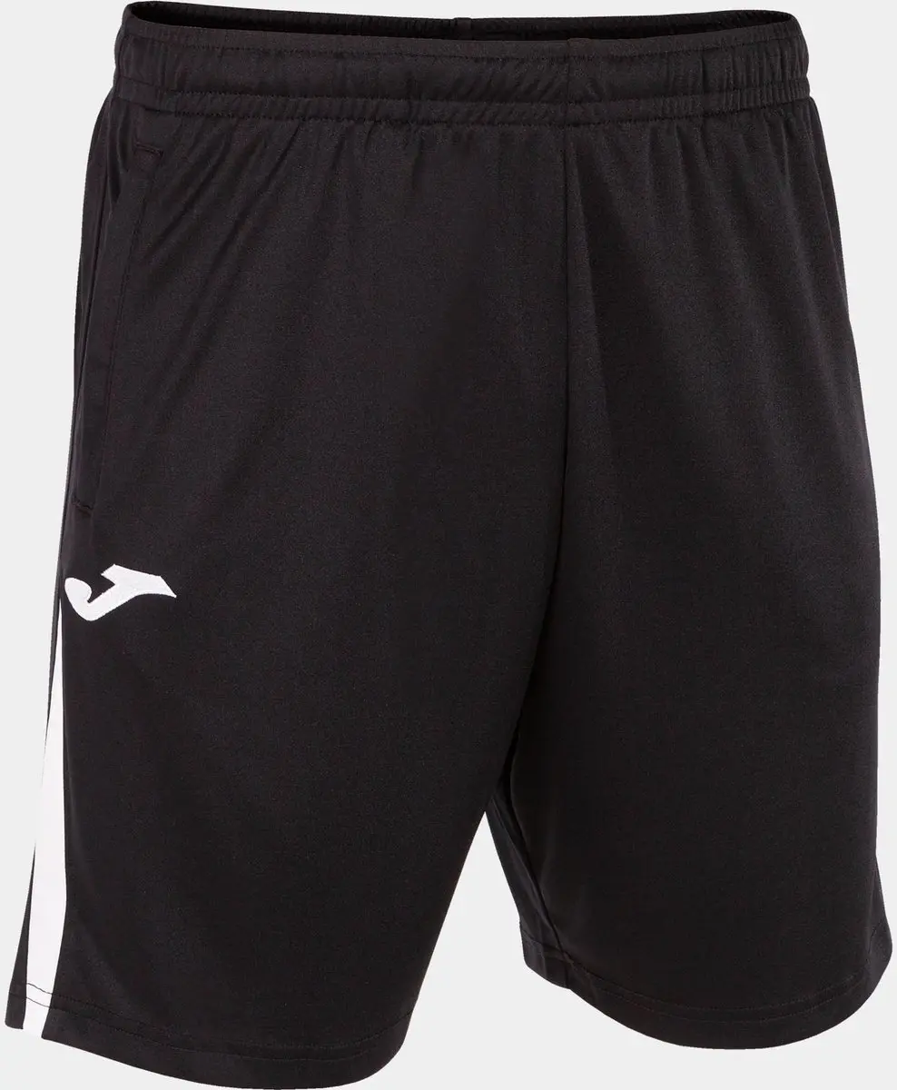 Joma Championship VII Korte Broek - Zwart/Rood - afbeelding 3 van 4
