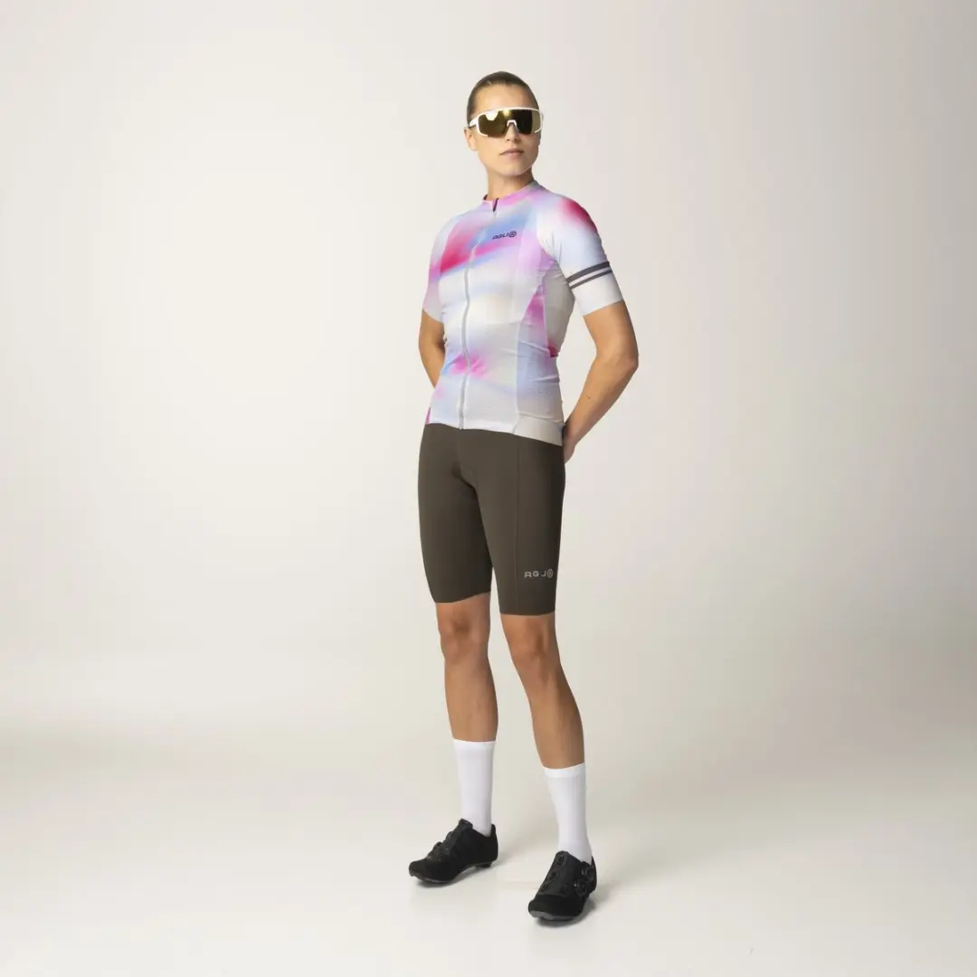 AGU Gradient Swirl Fietsshirt Dames XS - Multicolor - Aerodynamisch - afbeelding 2 van 6