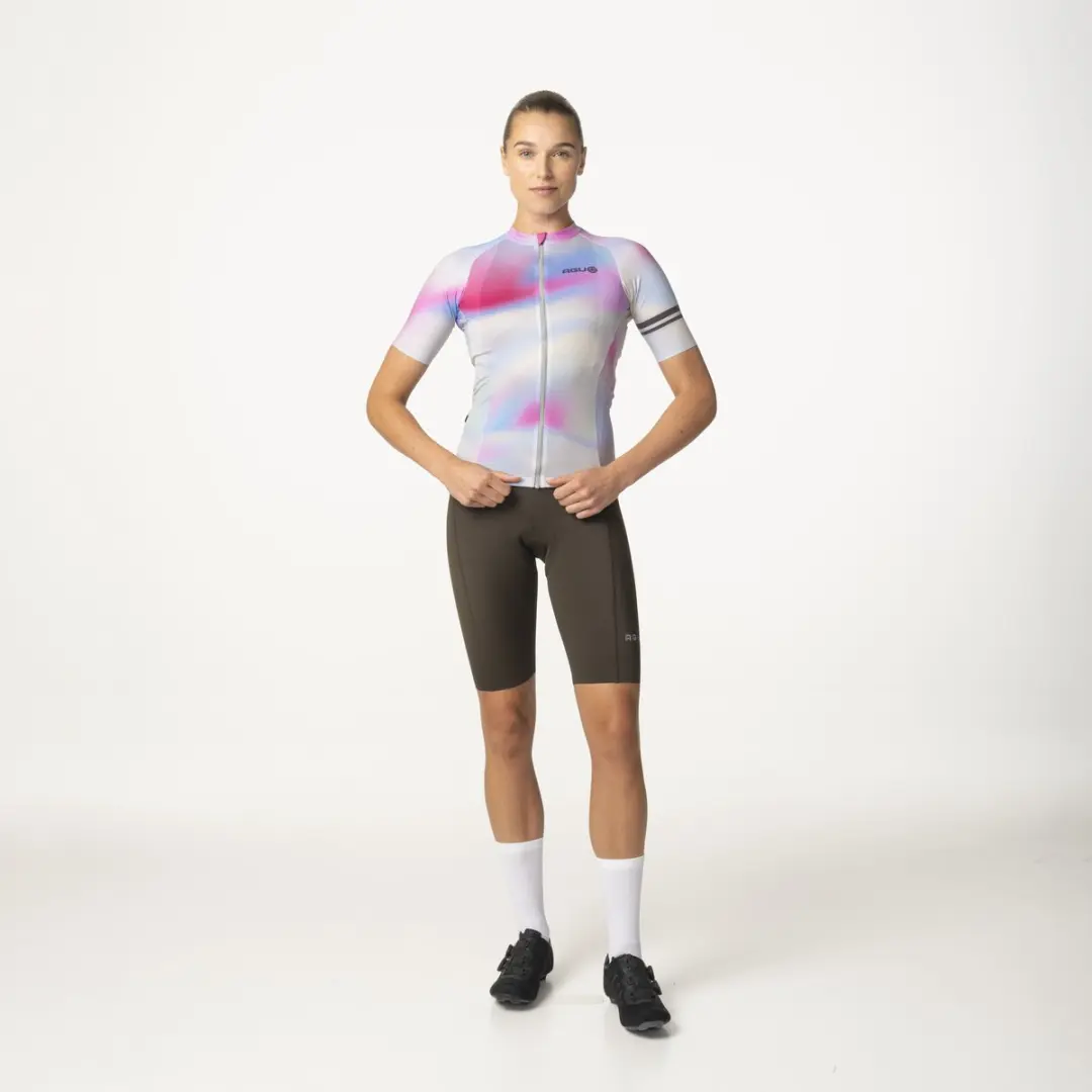 AGU Gradient Swirl Fietsshirt Dames XS - Multicolor - Aerodynamisch - afbeelding 6 van 6