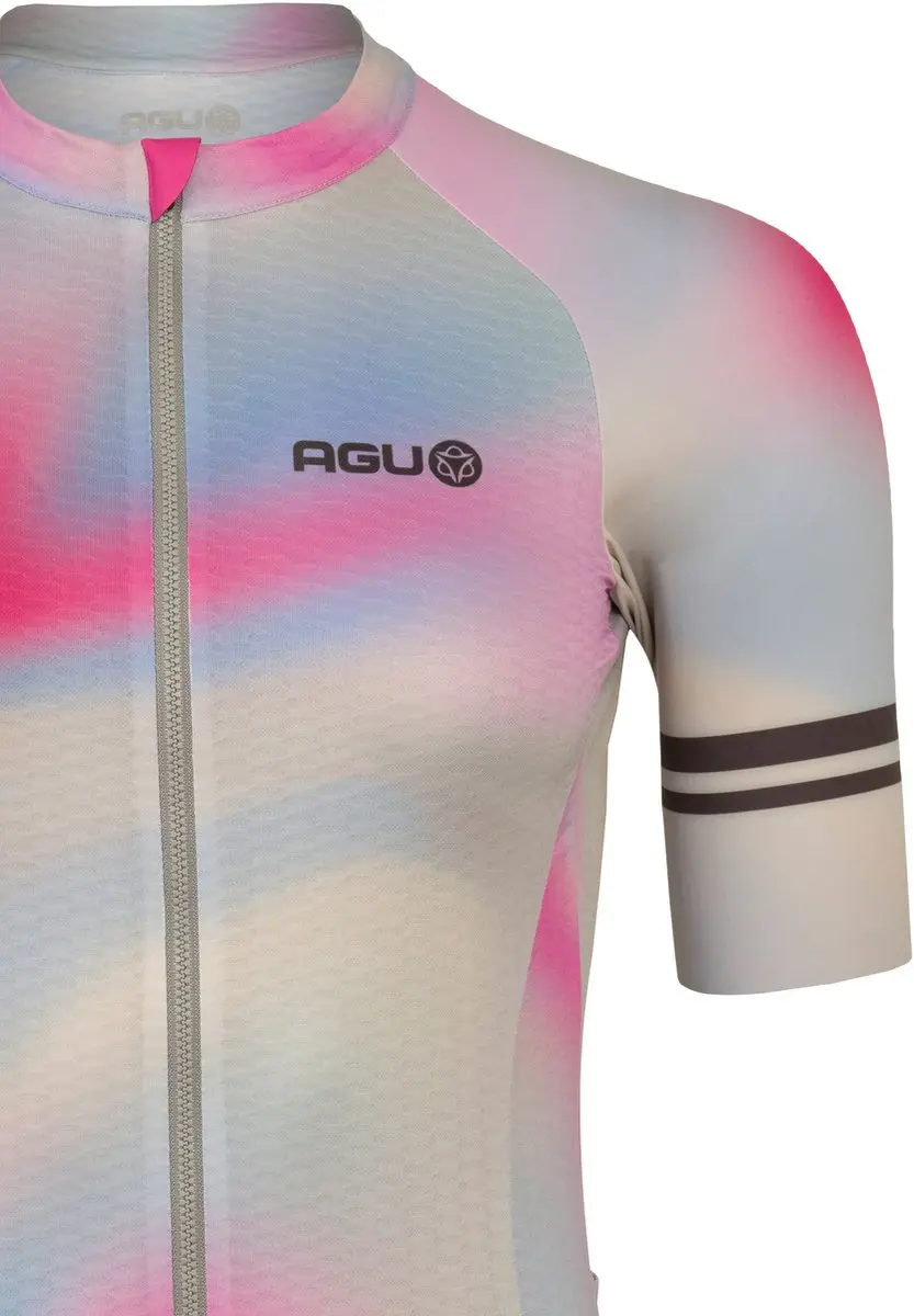 AGU Gradient Swirl Fietsshirt Dames XS - Multicolor - Aerodynamisch - afbeelding 4 van 6