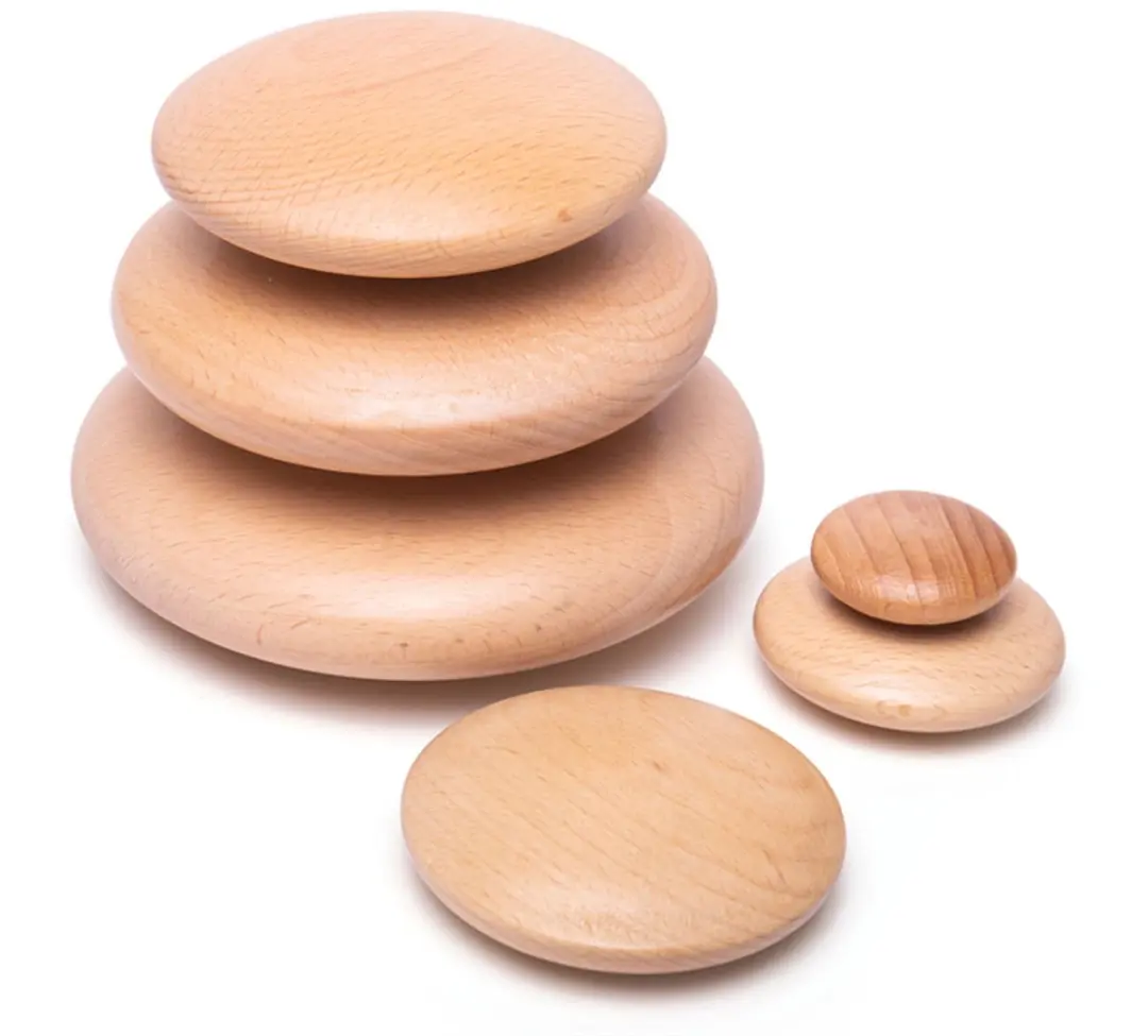 BIGJIGS Stapelblokken Balanceerspel 6 Stuks - Multicolor