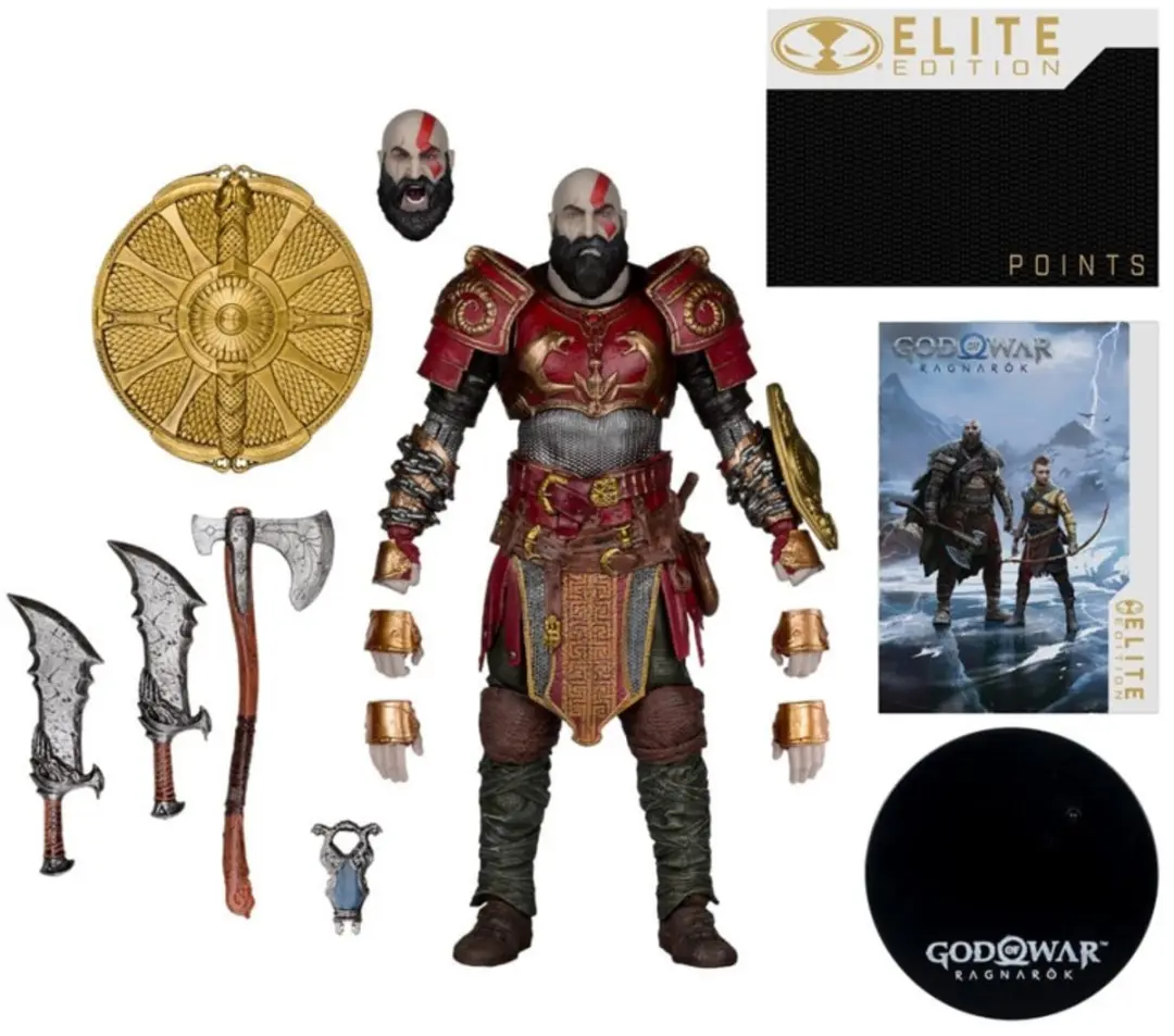 McFarlane Toys God of War Ragnarök Kratos Elite Edition 18cm - Multikleur