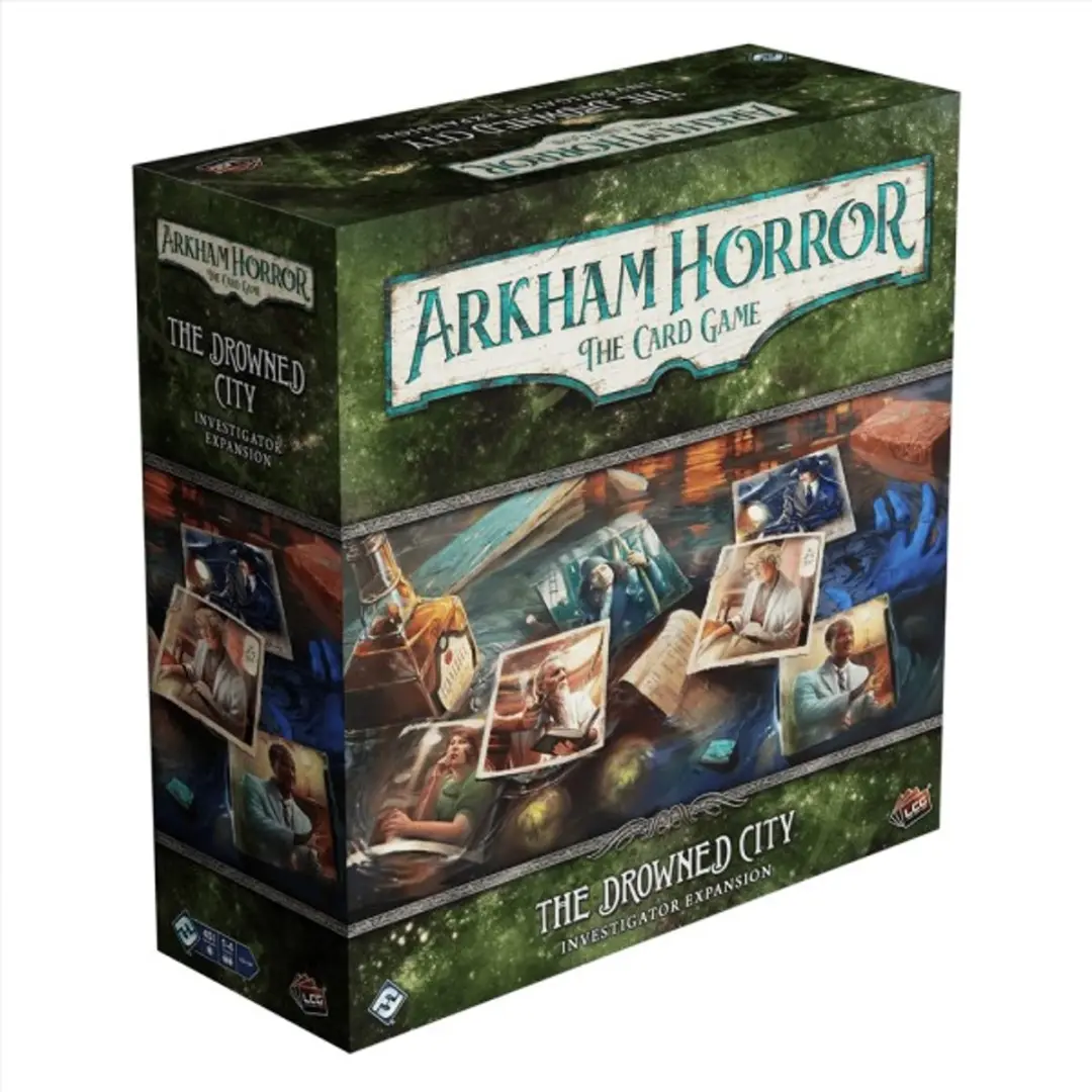 Fantasy Flight Games Arkham Horror LCG The Drowned City - 1-4 Spelers