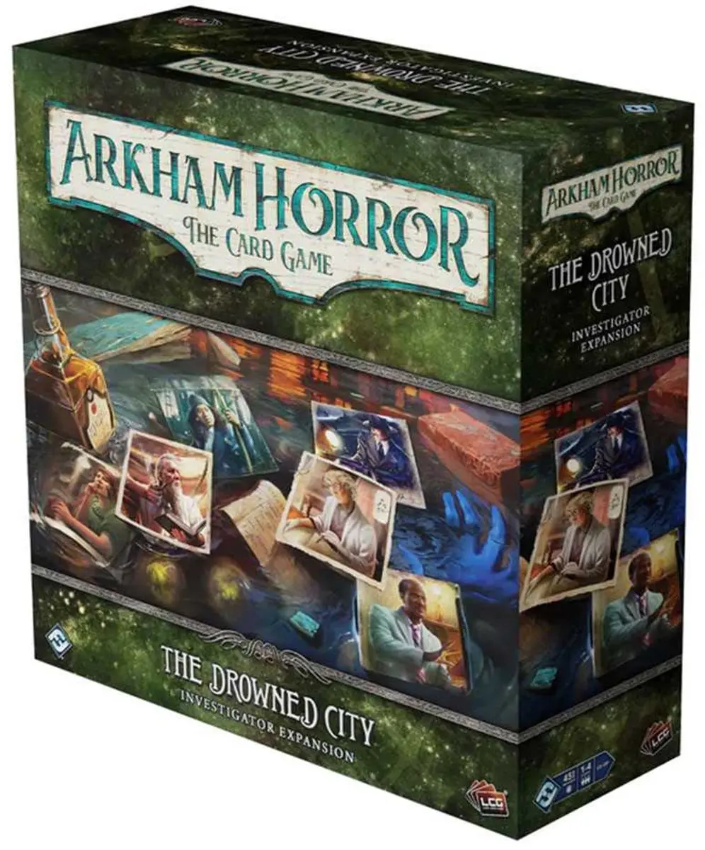 Fantasy Flight Games Arkham Horror LCG The Drowned City - 1-4 Spelers
