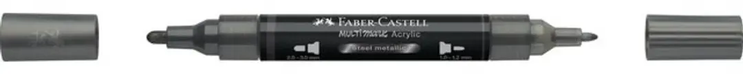 Acrylmarker Faber Castell Multimark 297 steel metallic