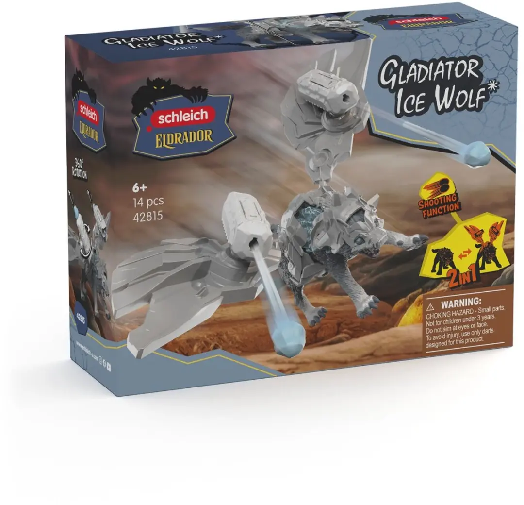Schleich Gladiator IJswolf - afbeelding 2 van 2
