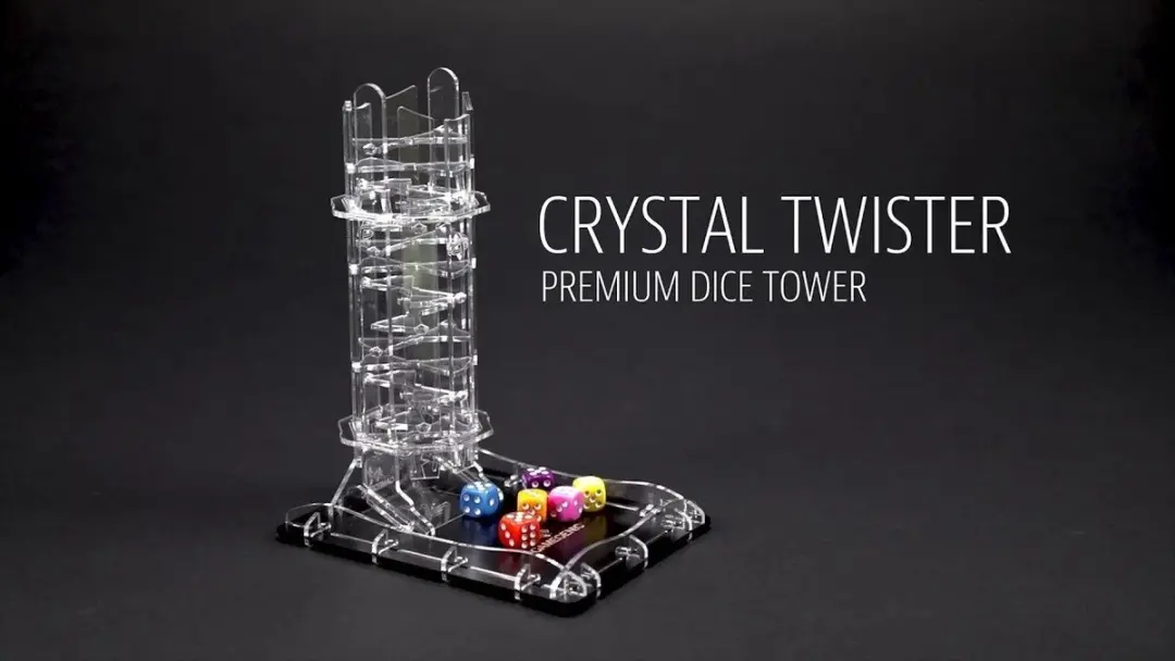 Gamegenic Dice Tower Crystal Tower - 6 Vlakken Meerkleurig