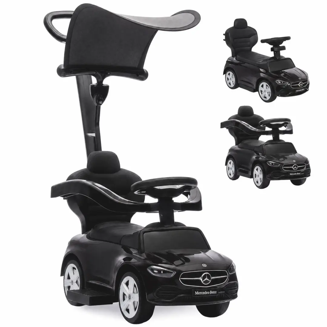 AIYAPLAY Ride-on Sliding Car-Stahl-83 x 40 x 90 cm-Schwarz