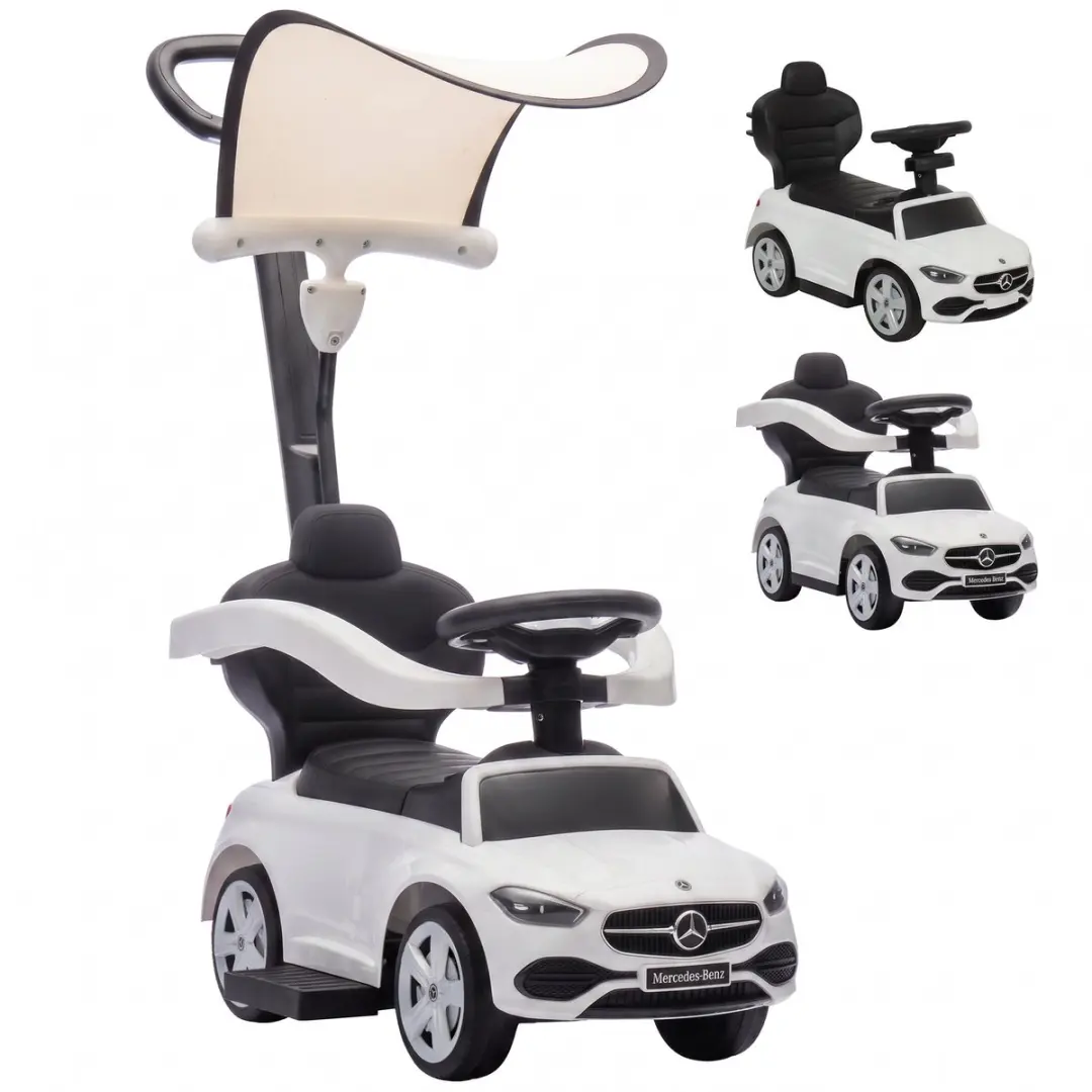 AIYAPLAY Ride-on Sliding Car-Stahl-83 x 40 x 90 cm-Weiß