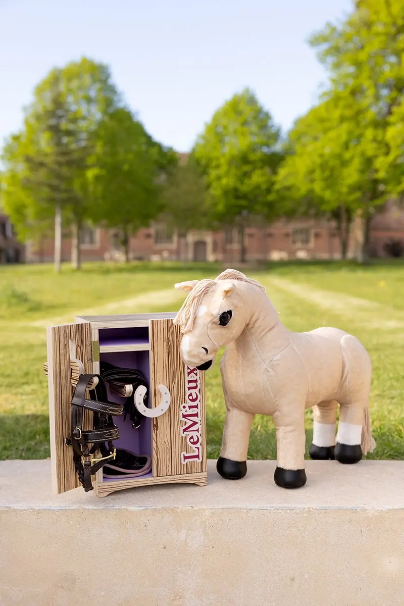 Lemieux Toy Pony Zadelkast - Hout - Bruin