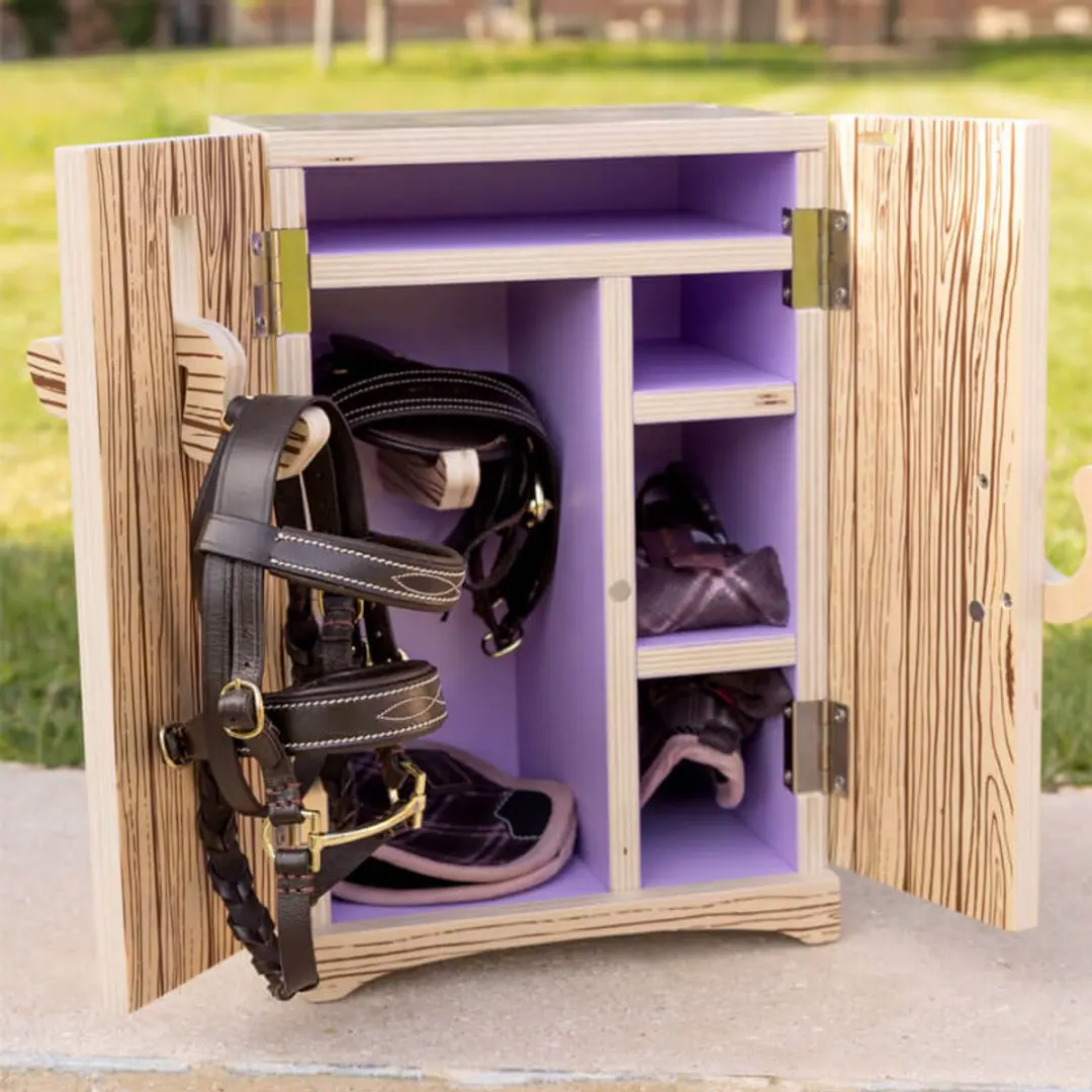 Lemieux Toy Pony Zadelkast - Hout - Bruin