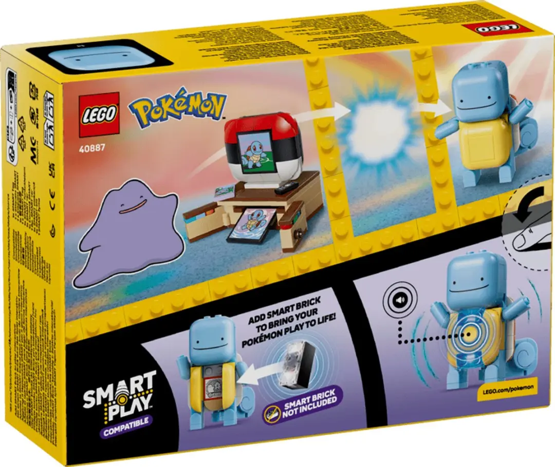 LEGO Pokémon Ditto als Squirtle Movie Night - 185 Stukken - afbeelding 2 van 6