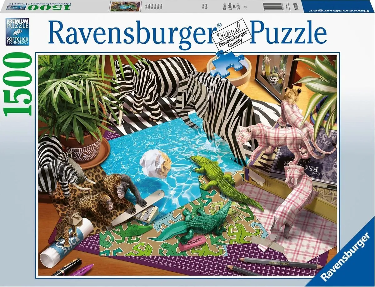 Ravensburger Origami Adventure Legpuzzel 1500 Stuks - Multicolor