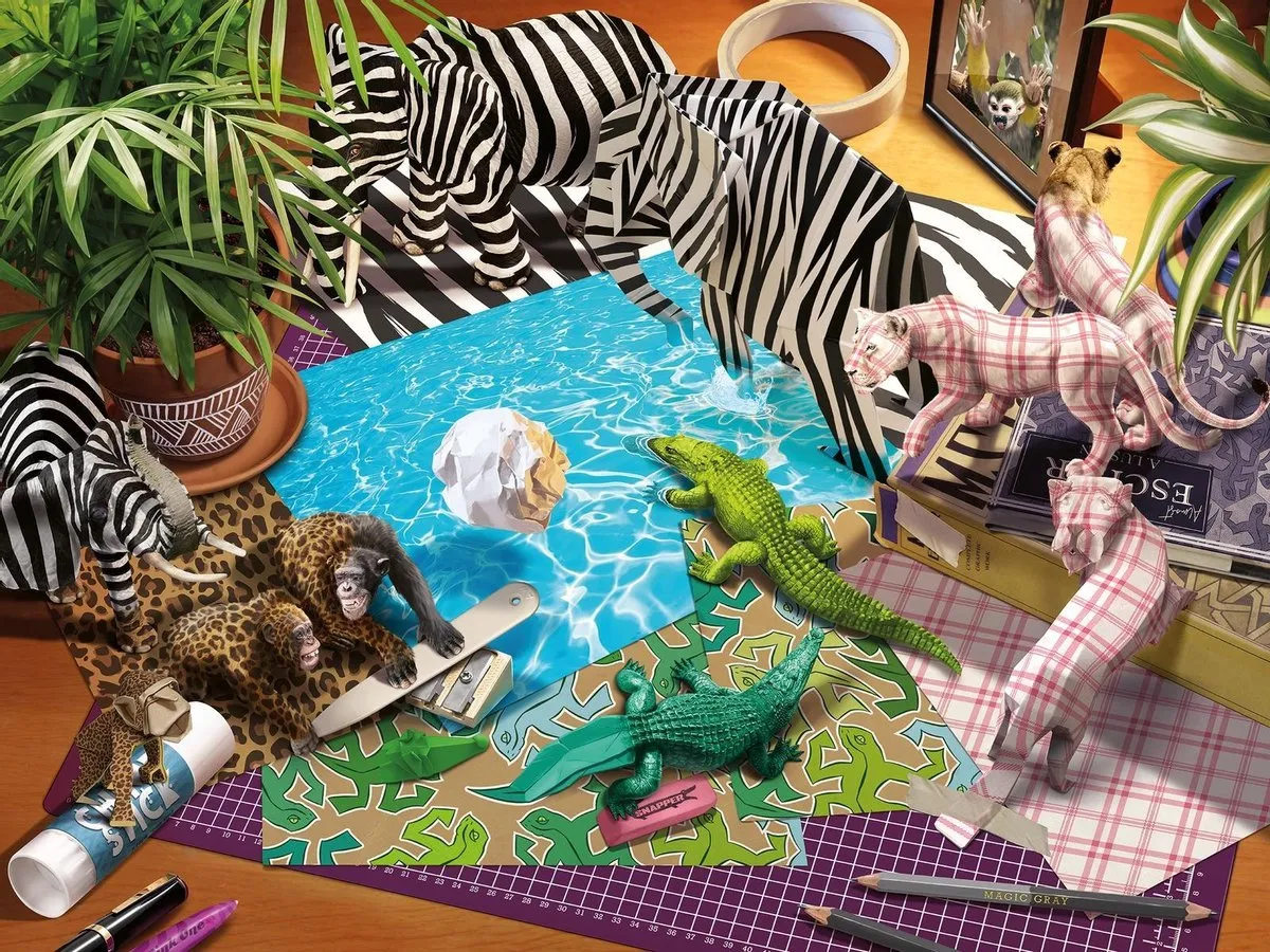 Ravensburger Origami Adventure Legpuzzel 1500 Stuks - Multicolor