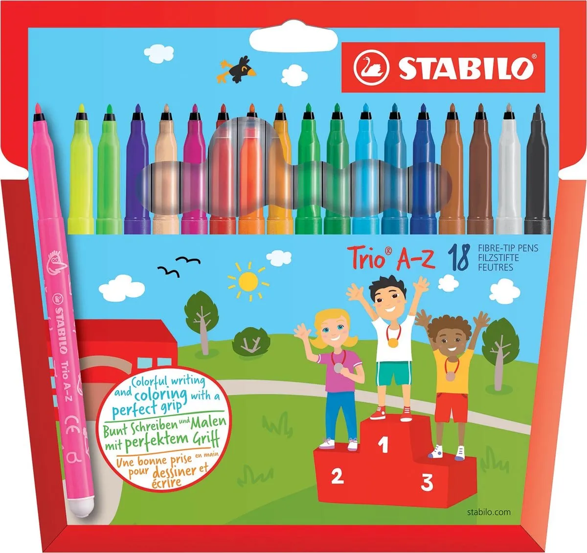 STABILO Trio A-Z Viltstiften