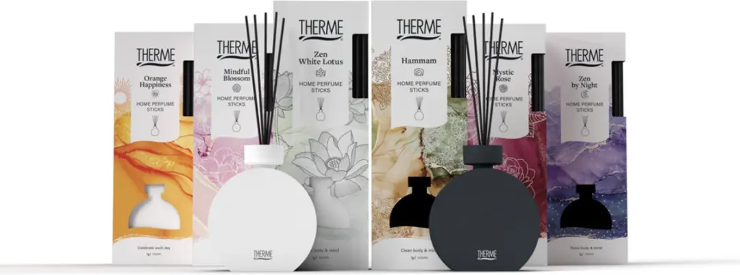 Therme Zen by Night Home Geurstokjes 150ml - Zwart