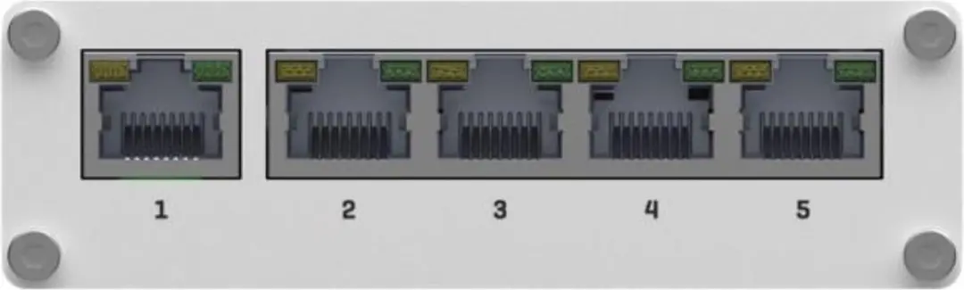 Teltonika TSW110 Ethernet Switch - Zilver