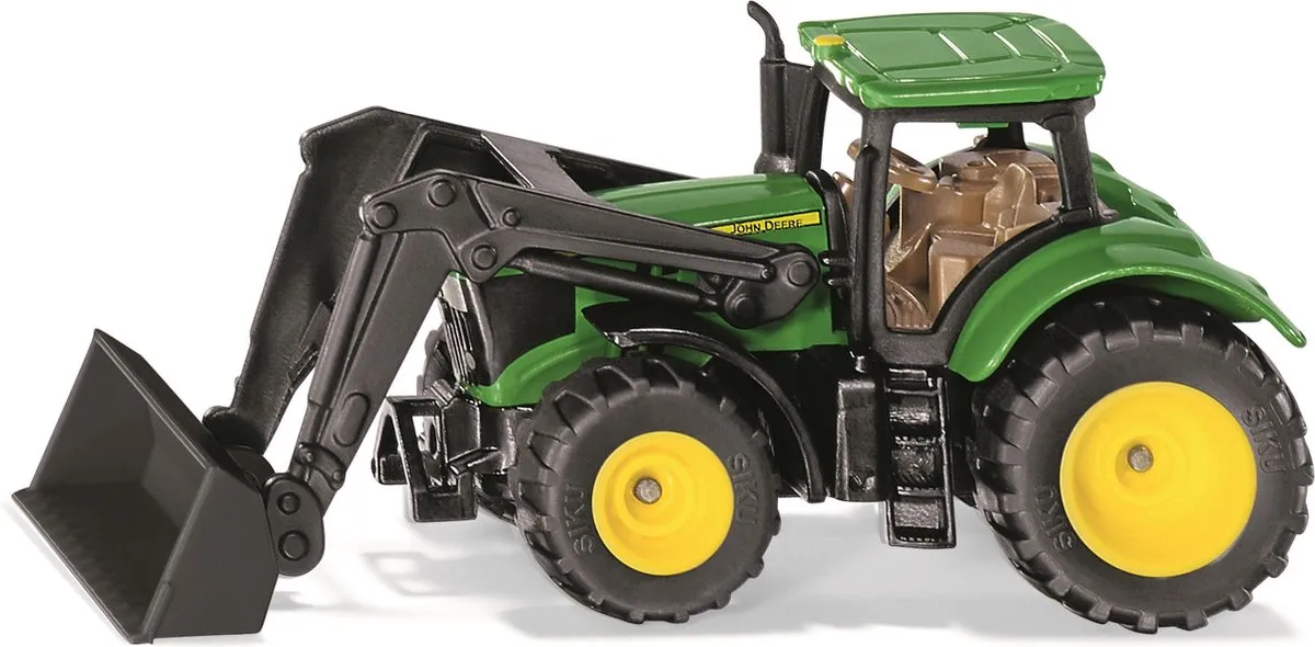 SIKU 1395 John Deere 6215R Voorlader