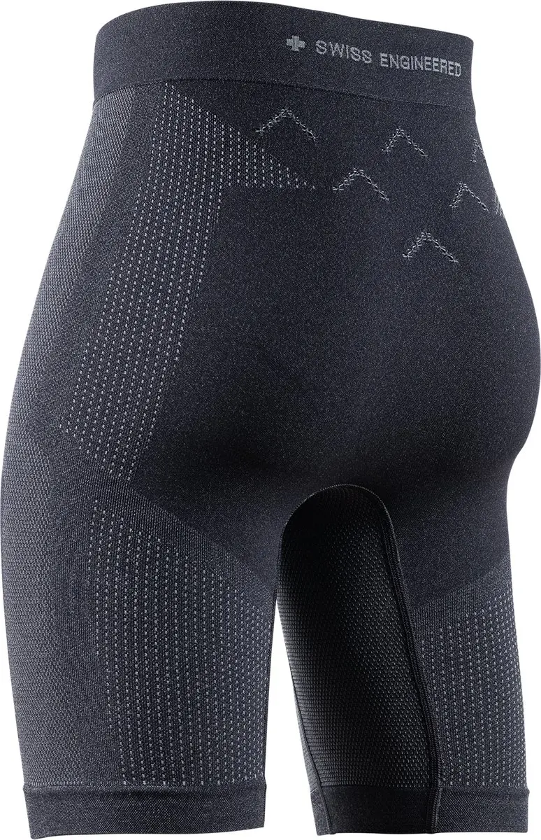 X-Bionic Xceed Run Korte Hardlooptight Dames - S - Zwart/Rhinogrijs