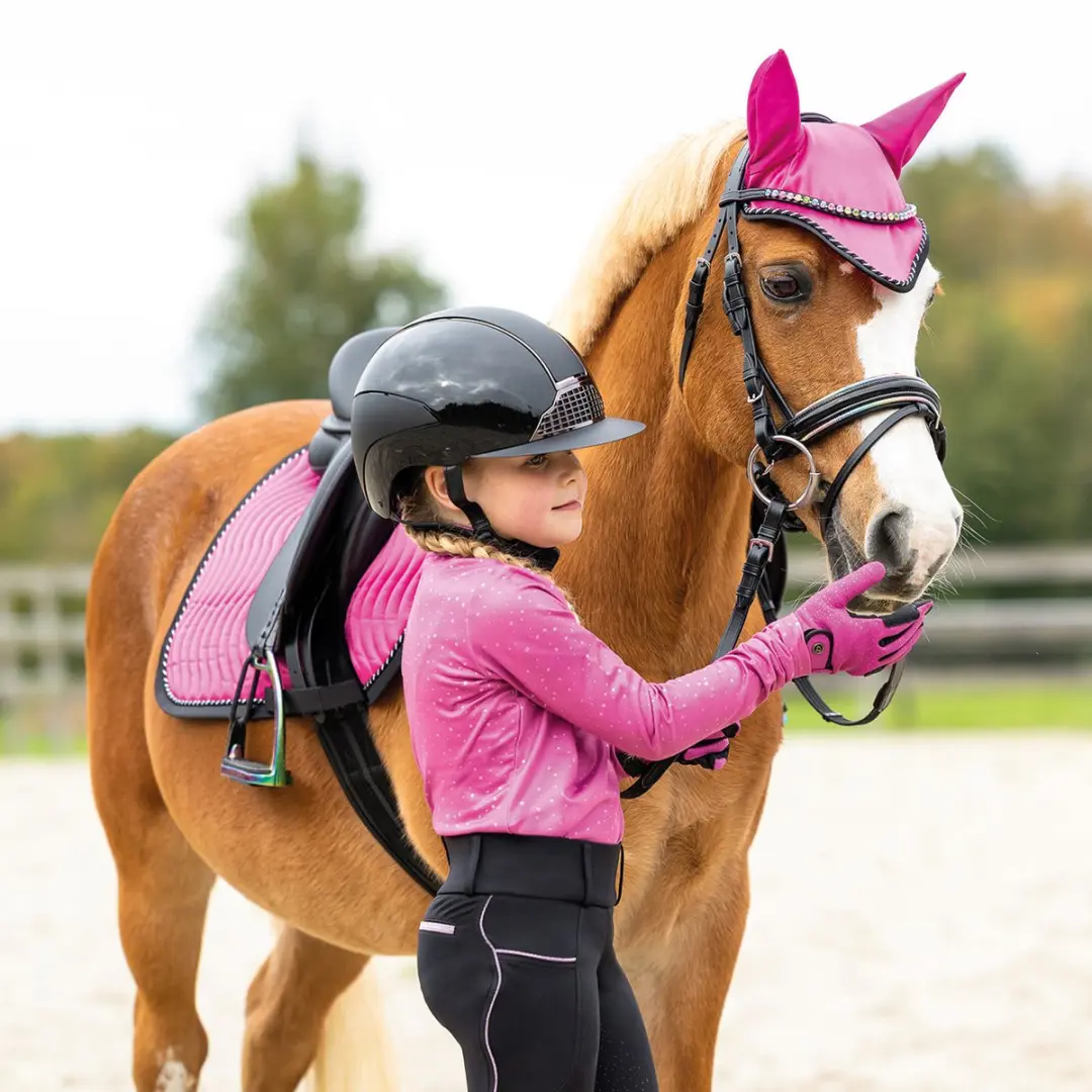 QHP Isalyn Junior Rijlegging XS - Zwart - afbeelding 3 van 6