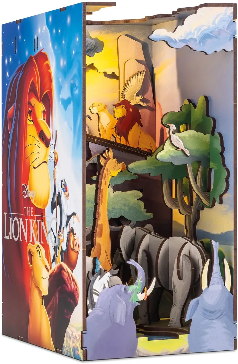 Revell Tiny Adventures Disney Lion King Boekhoekje LED Verlichting - 82 Onderdelen