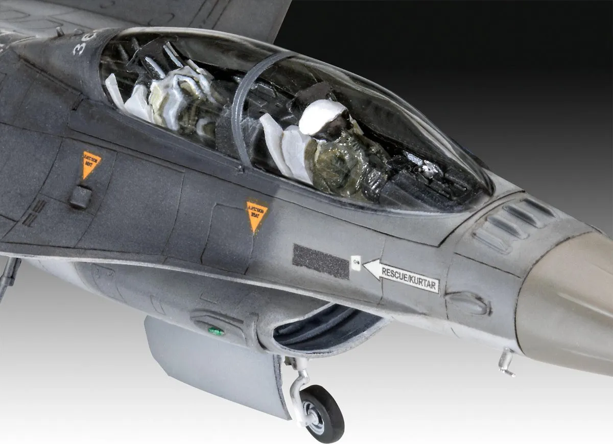 Revell 63844 F-16D Tigermeet Modelbouwpakket 1:72 - 130 Onderdelen - Multi