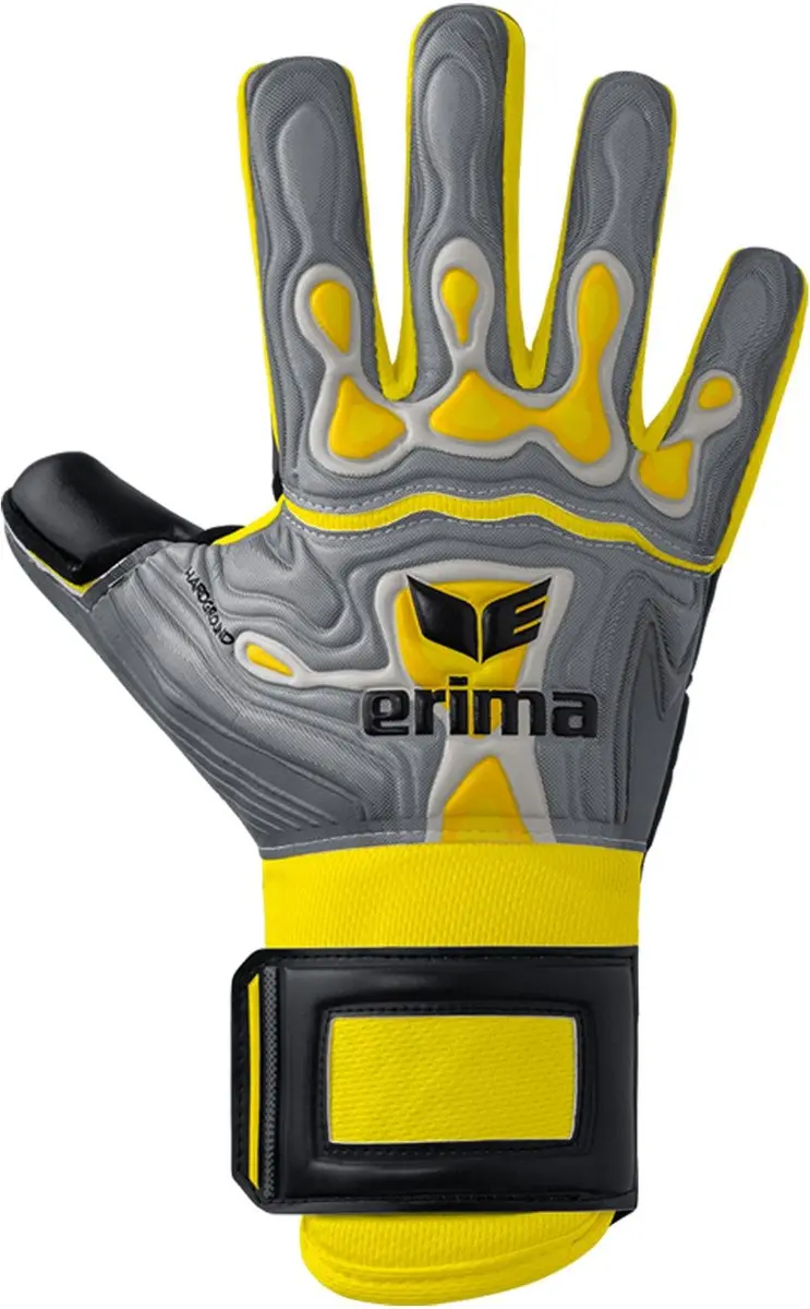 Erima Flex-Ray Hardground Keepershandschoenen Heren 9 - Grijs/Geel
