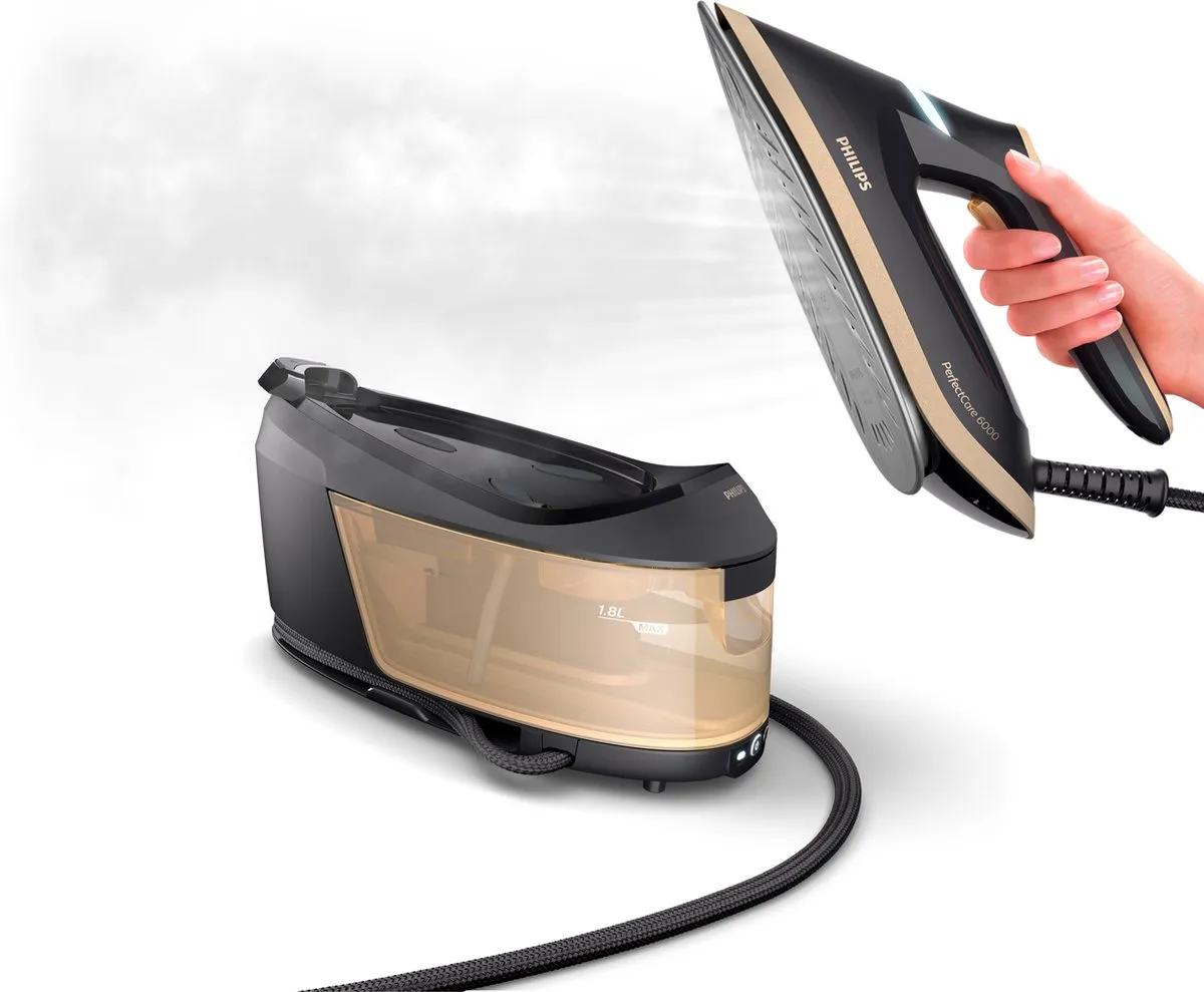 Philips PerfectCare 6000 PSG6064/80 Stoomgenerator 1.8L - Goud/Zwart - afbeelding 6 van 6