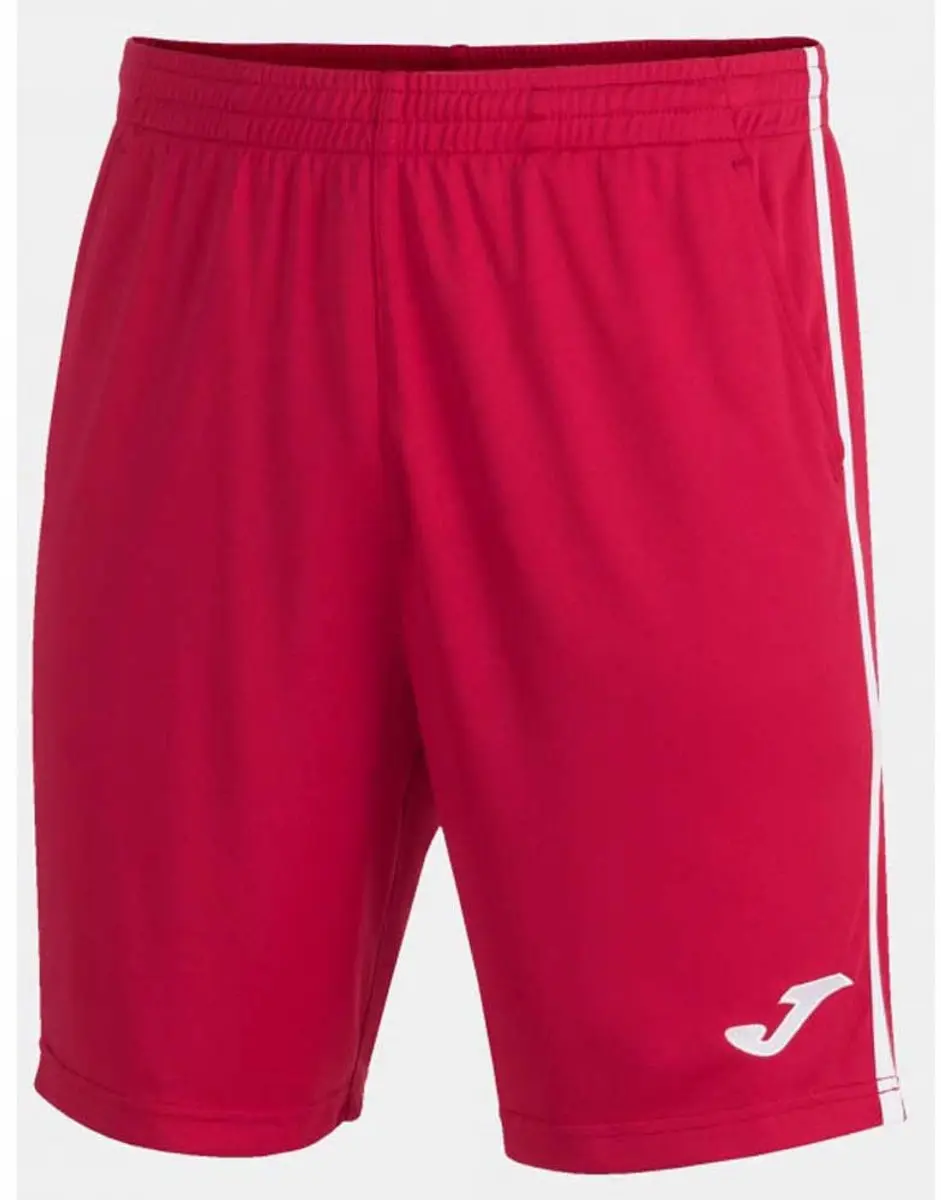 Joma Open III Korte Broek Jongens - 146/152 - Rood/Wit - afbeelding 4 van 4