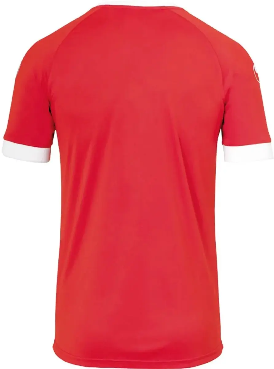 Uhlsport Division 2.0 Shirt Korte Mouw Kinderen 128 - Rood/Wit