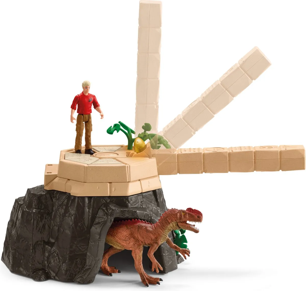 Schleich Dino Tempel Verovering Megaset 42656 - Multikleur