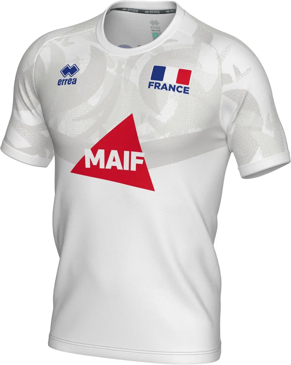 Errea Frankrijk 2025/26 Trainingsshirt - S - Wit - afbeelding 5 van 6
