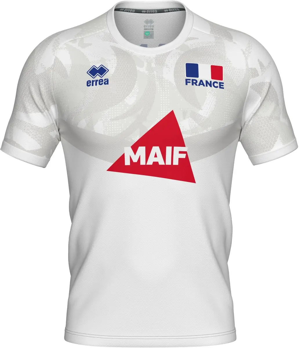 Errea Frankrijk 2025/26 Trainingsshirt - S - Wit - afbeelding 4 van 6