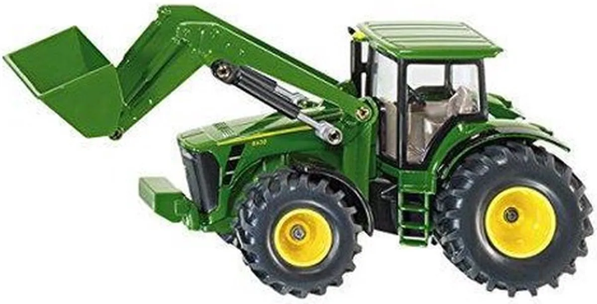 SIKU 1982 John Deere 8430 Tractor met Voorlader 1:50 - Groen