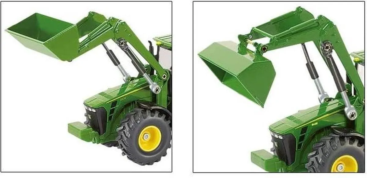 SIKU 1982 John Deere 8430 Tractor met Voorlader 1:50 - Groen - afbeelding 6 van 6